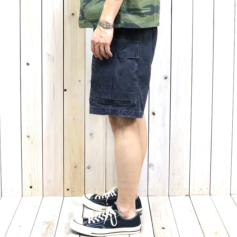 Double RL『POPLIN CARGO SHORT』(BLACK)