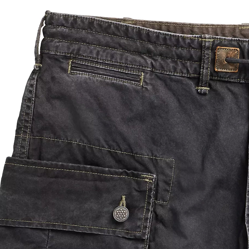 Double RL『POPLIN CARGO SHORT』(BLACK)