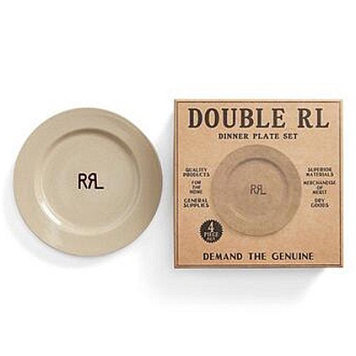 Double RL『LOGO PLATE SET』(CREAM)
