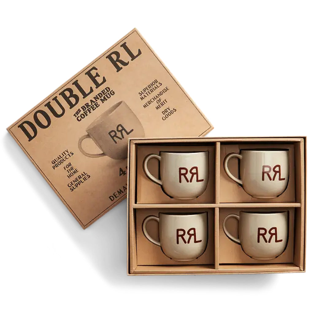 Double RL : LOGO MUG SET (CREAM)