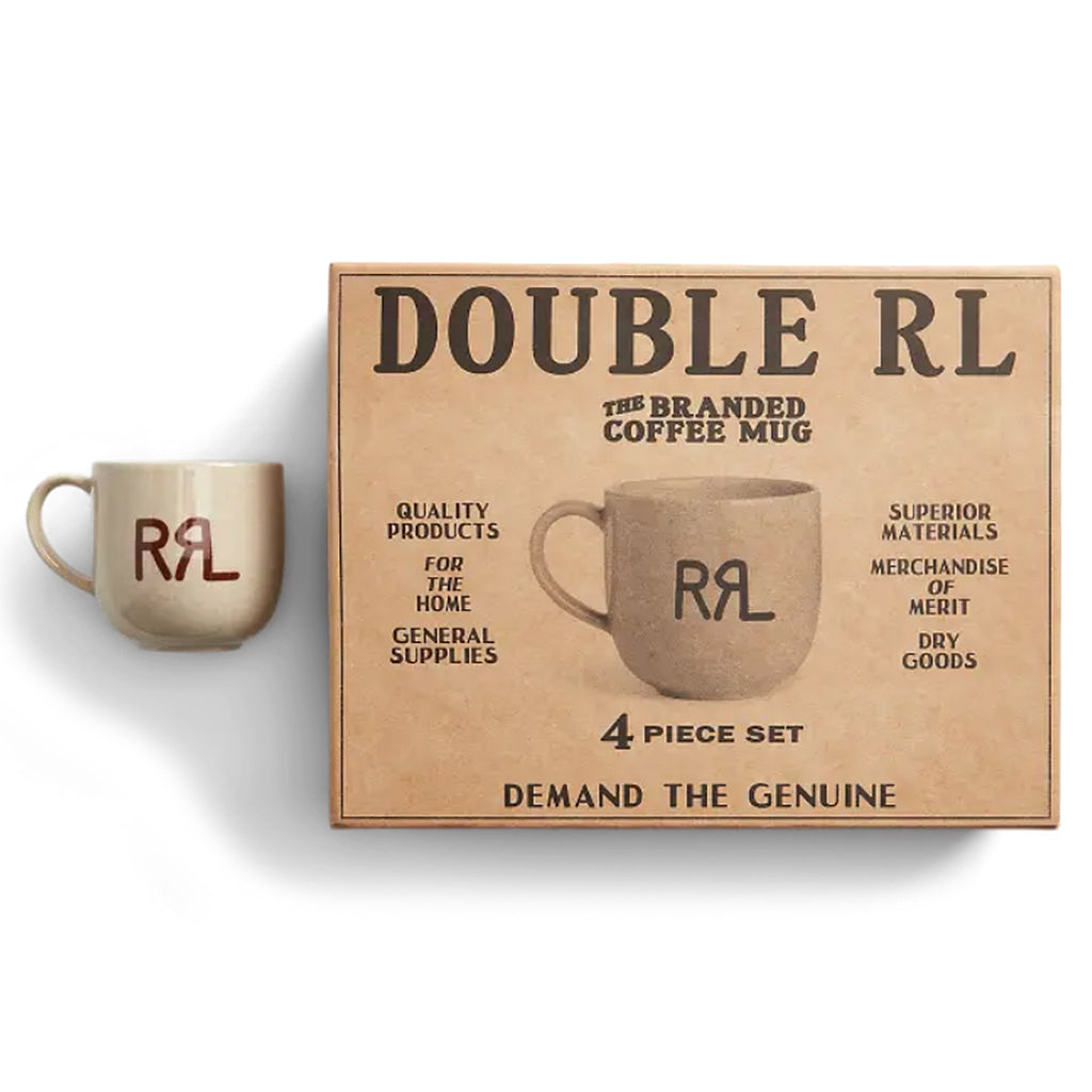 Double RL : LOGO MUG SET (CREAM)