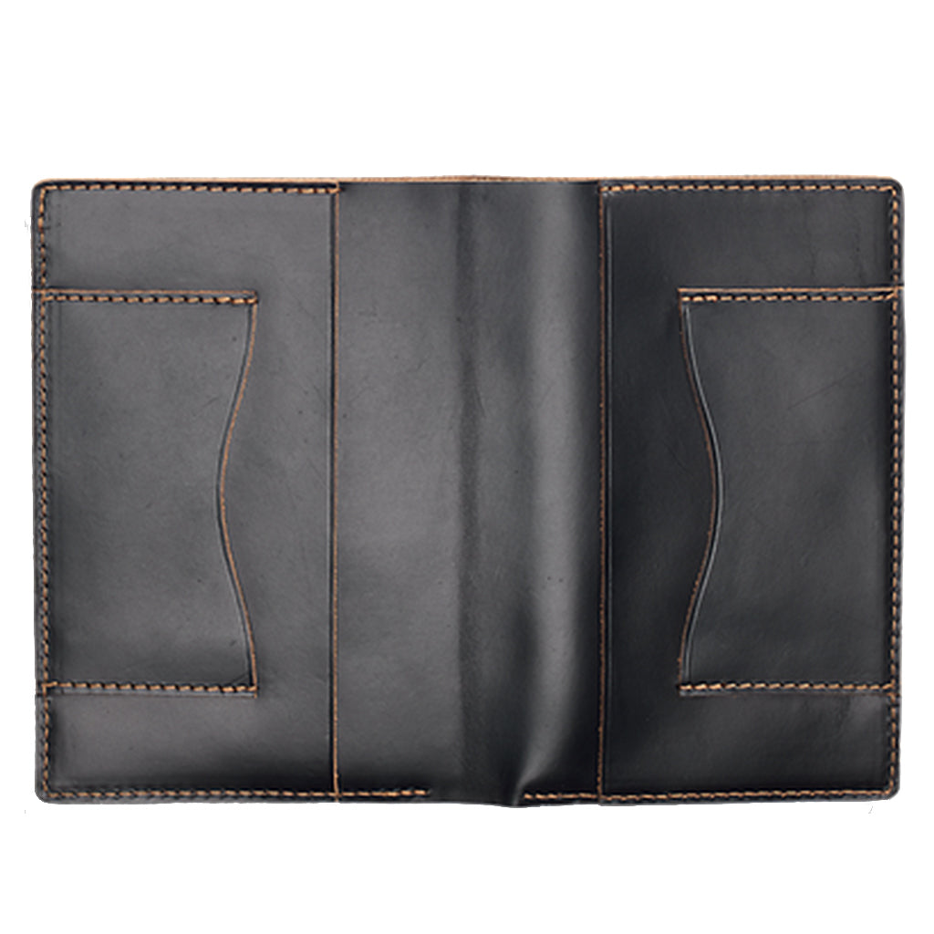 Double RL : LEATHER PASSPORT HOLDER
