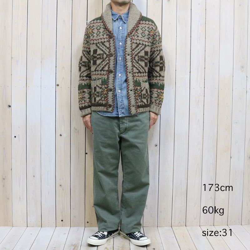 Double RL : COTTON FIELD CHINO (DARK OLIVE)
