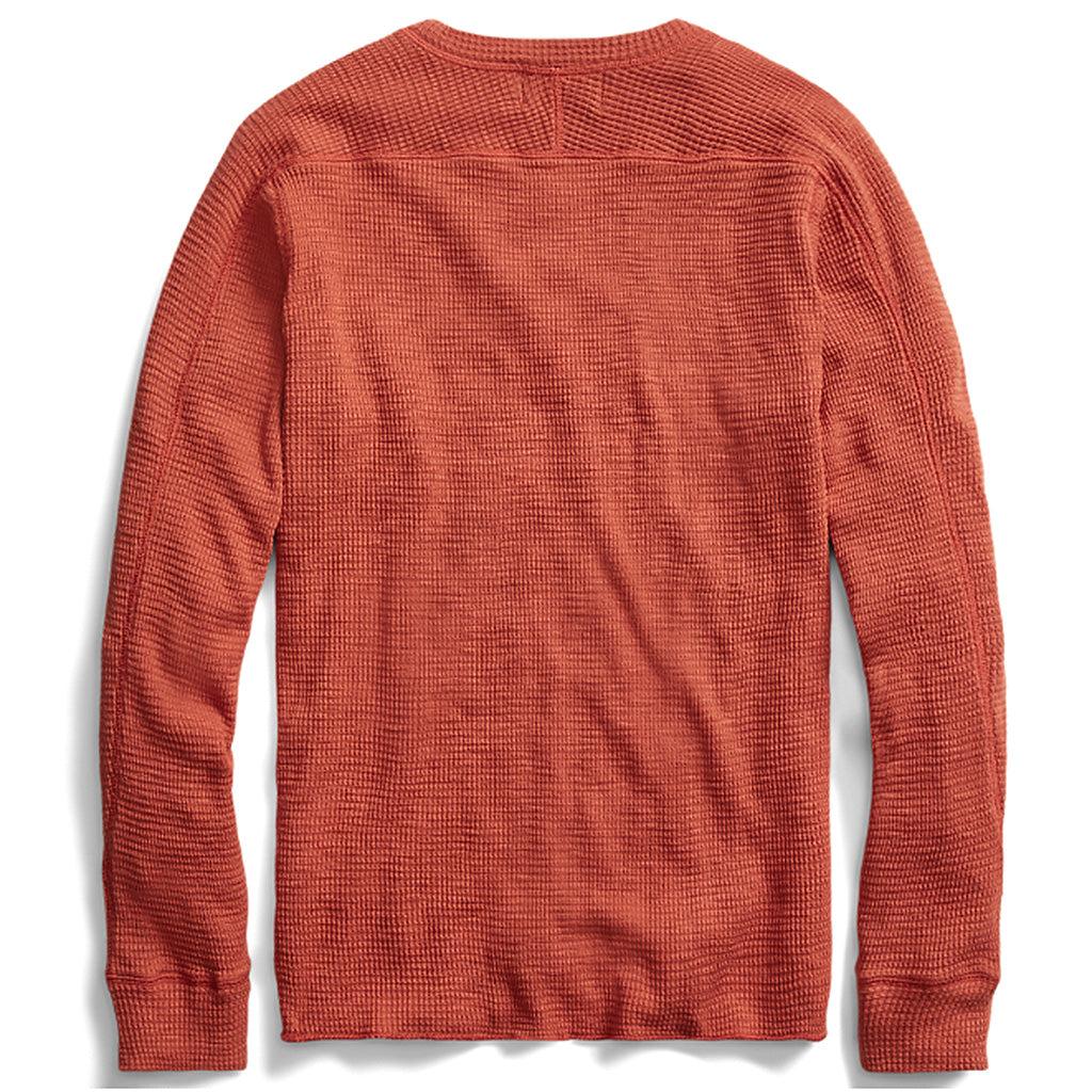 Double RL『WAFFLE-KNIT CREWNECK』(ORANGE)