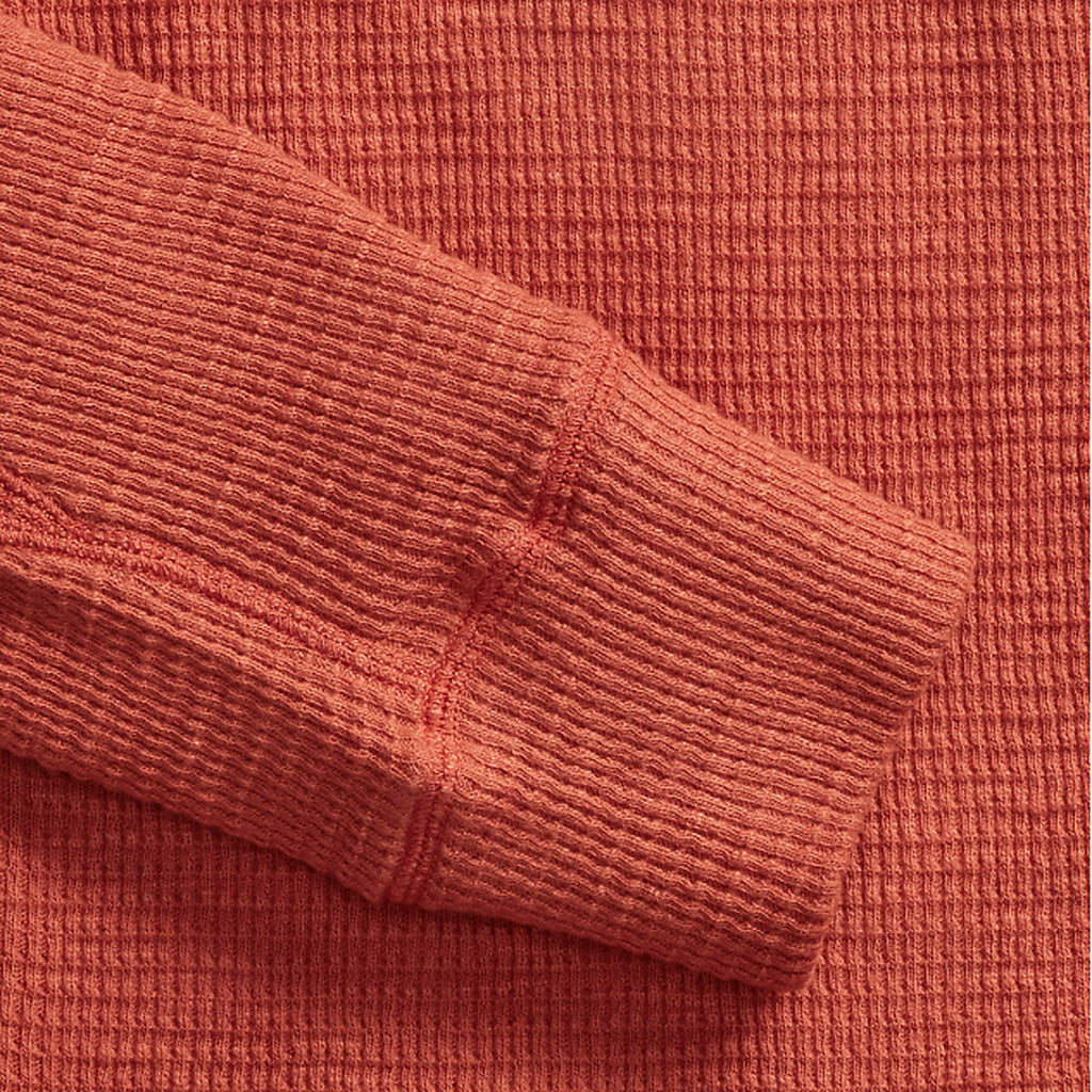 Double RL『WAFFLE-KNIT CREWNECK』(ORANGE)