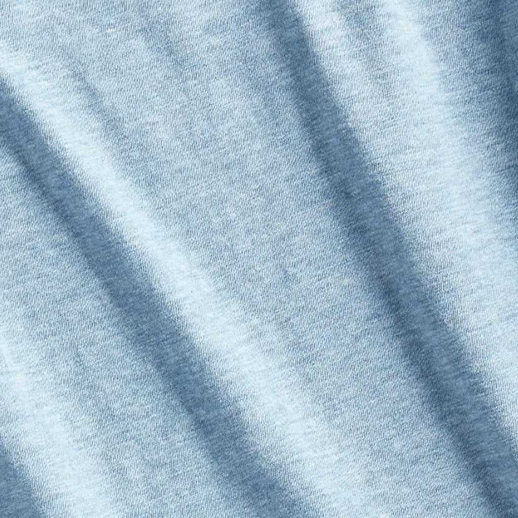 Double RL : LOGO JERSEY T-SHIRT (HEATHER BLUE)