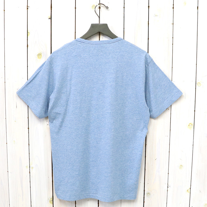 Double RL : LOGO JERSEY T-SHIRT (HEATHER BLUE)