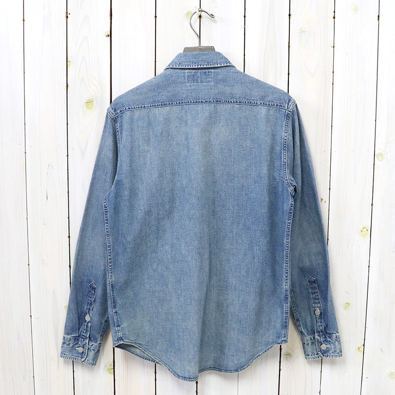 Double RL : INDIGO DENIM WORK SHIRT (CLEARFIELD WASH)