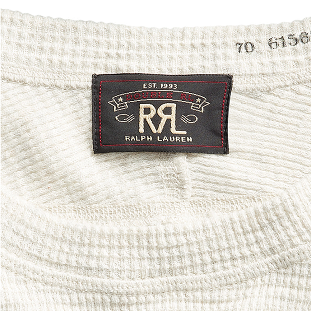 Double RL『WAFFLE-KNIT CREWNECK』(NATURAL)