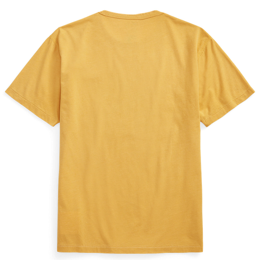 【SALE40%OFF】Double RL『JERSEY GRAPHIC T-SHIRT』(YELLOW)
