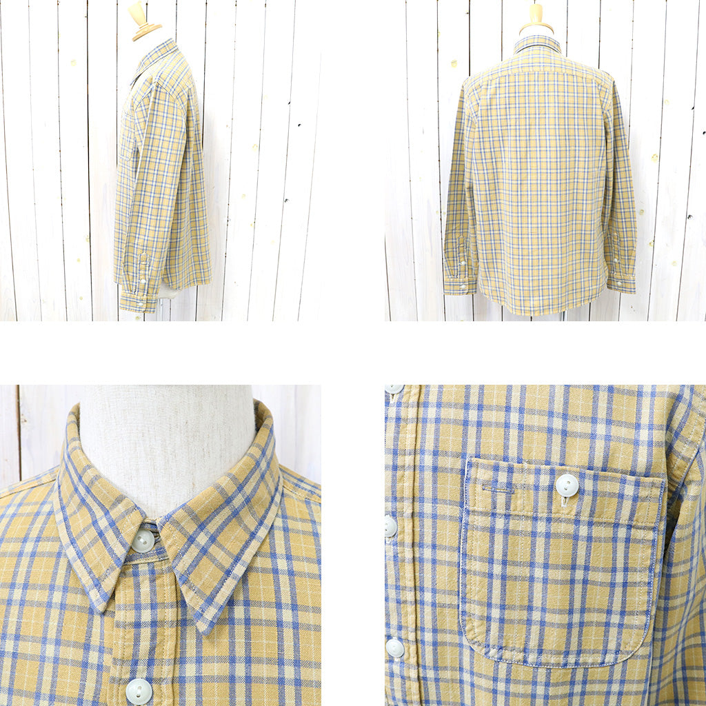【SALE40%OFF】Double RL『PLAID WOVEN WORKSHIRT』(NATURAL)