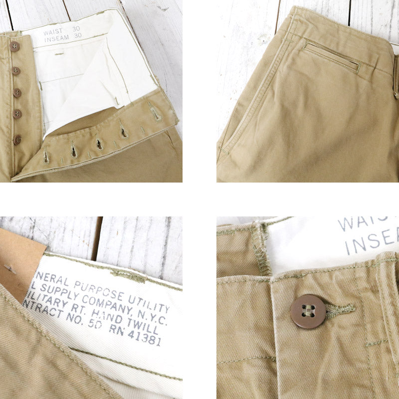Double RL : COTTON FIELD CHINO (BRITISH KHAKI)