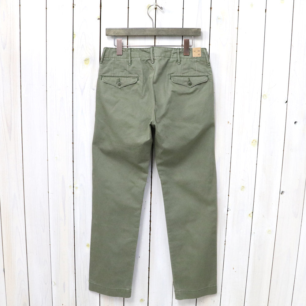 Double RL : COTTON CHINO TROUSER (OLIVE)