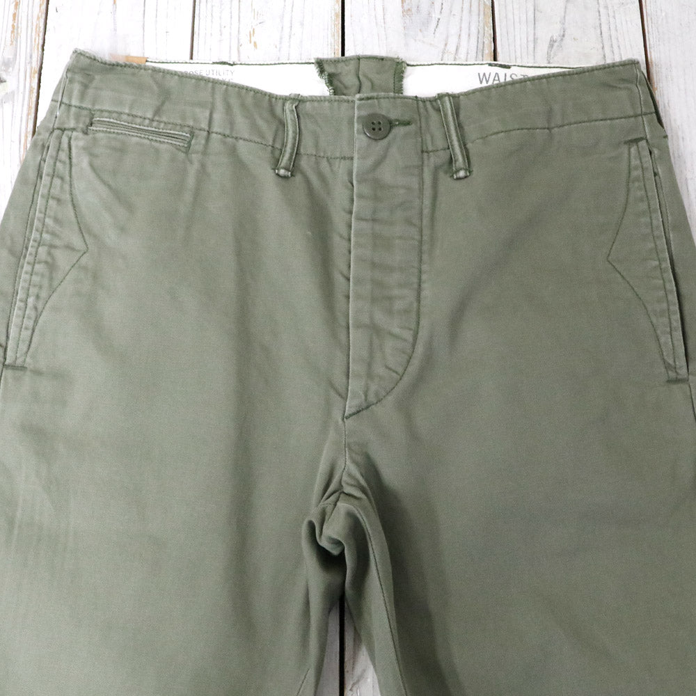 Double RL : COTTON CHINO TROUSER (OLIVE)