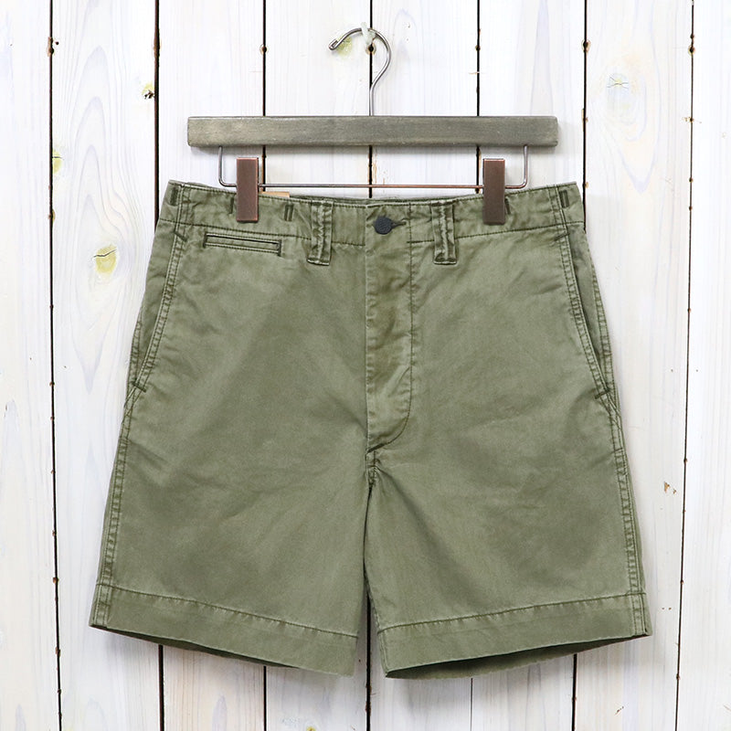 Double RL : HERRINGBONE TWILL FIELD SHORT (OLIVE)