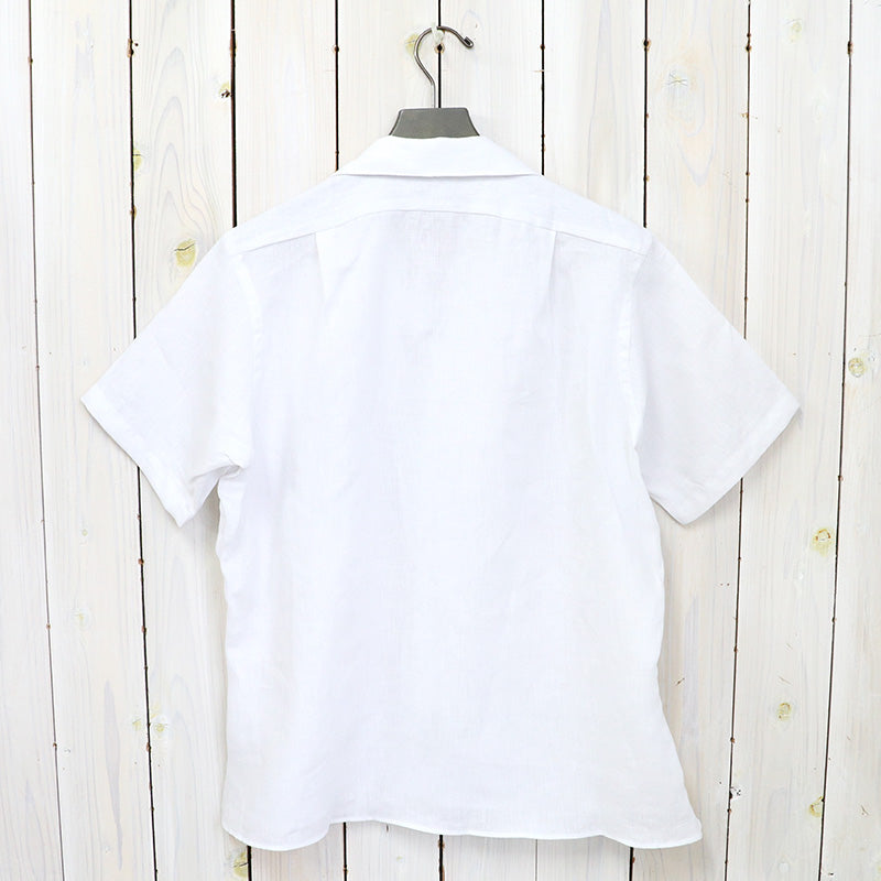 INDIVIDUALIZED SHIRTS『LINEN(CAMP COLLAR S/S)』(WHITE)