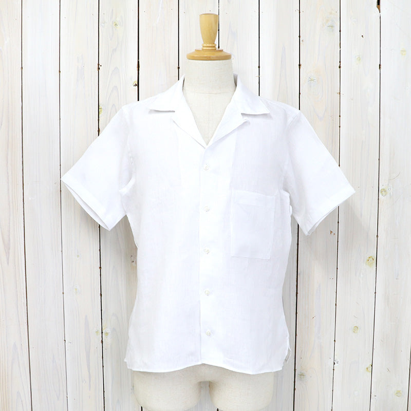 INDIVIDUALIZED SHIRTS『LINEN(CAMP COLLAR S/S)』(WHITE)