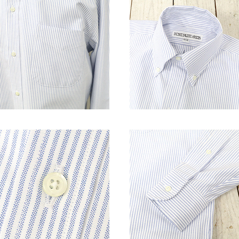 INDIVIDUALIZED SHIRTS『UNIVERSITY STRIPES-Limited』(LT.BLUE)