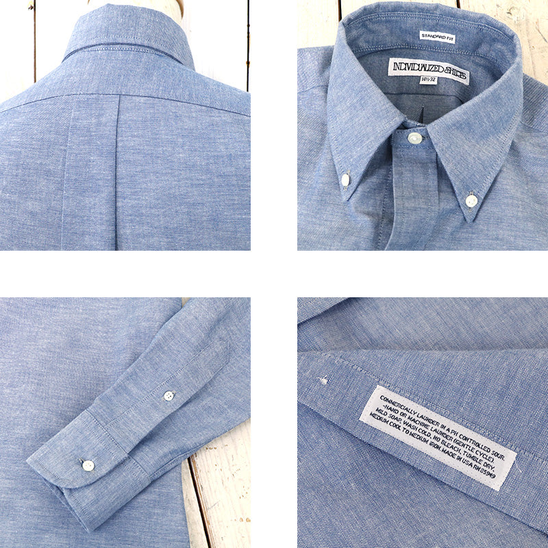INDIVIDUALIZED SHIRTS『HERITAGE CHAMBRAY-Limited』(BLUE)