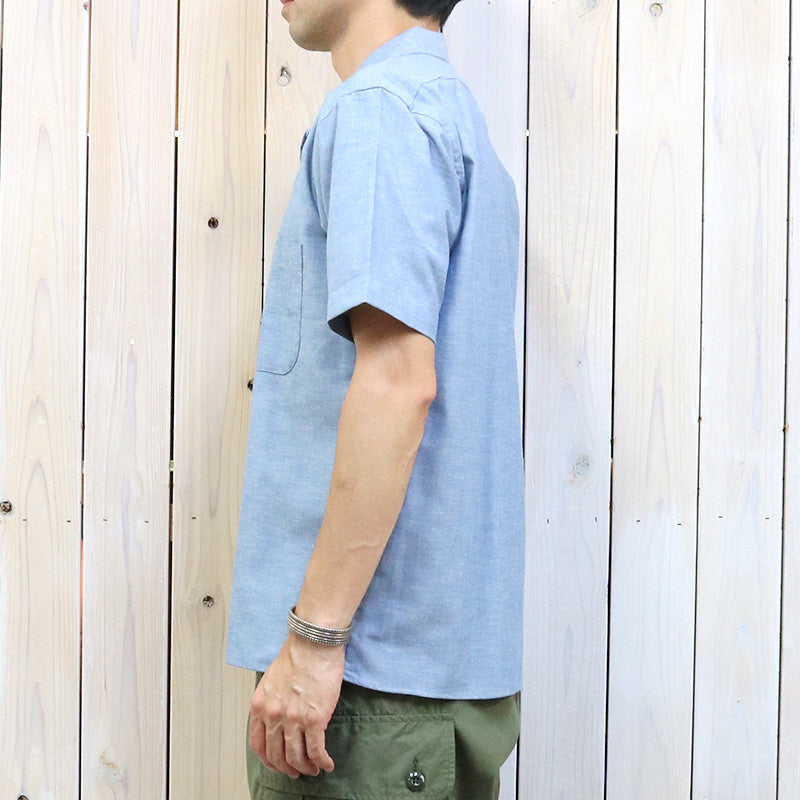 INDIVIDUALIZED SHIRTS『HERITAGE CHAMBRAY CAMP COLLAR S/S』(BLUE)