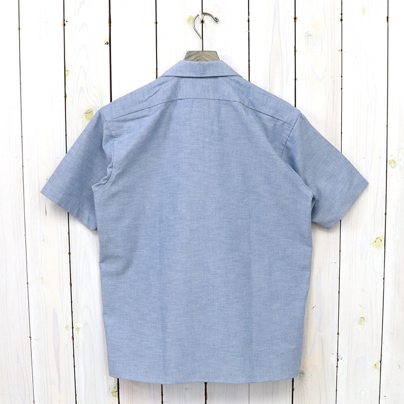INDIVIDUALIZED SHIRTS『HERITAGE CHAMBRAY CAMP COLLAR S/S』(BLUE)