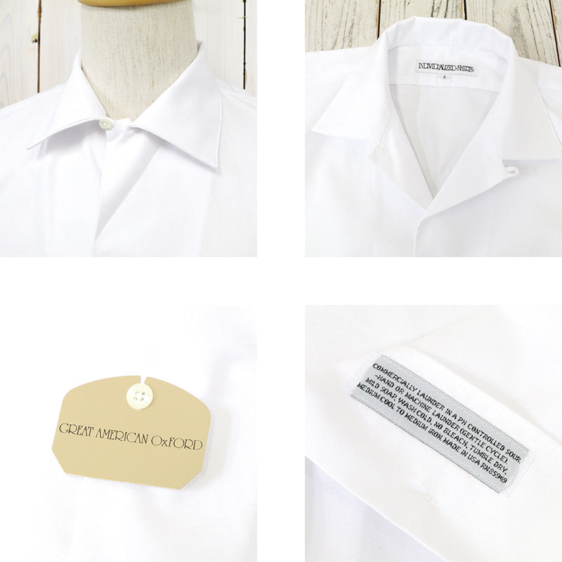 INDIVIDUALIZED SHIRTS『GREAT AMERICAN OXFORD CAMP COLLAR S/S』(WHITE)
