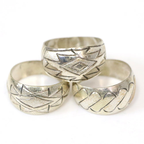 Indian Jewelry : Navajo Florence Tahe Ring Type-A