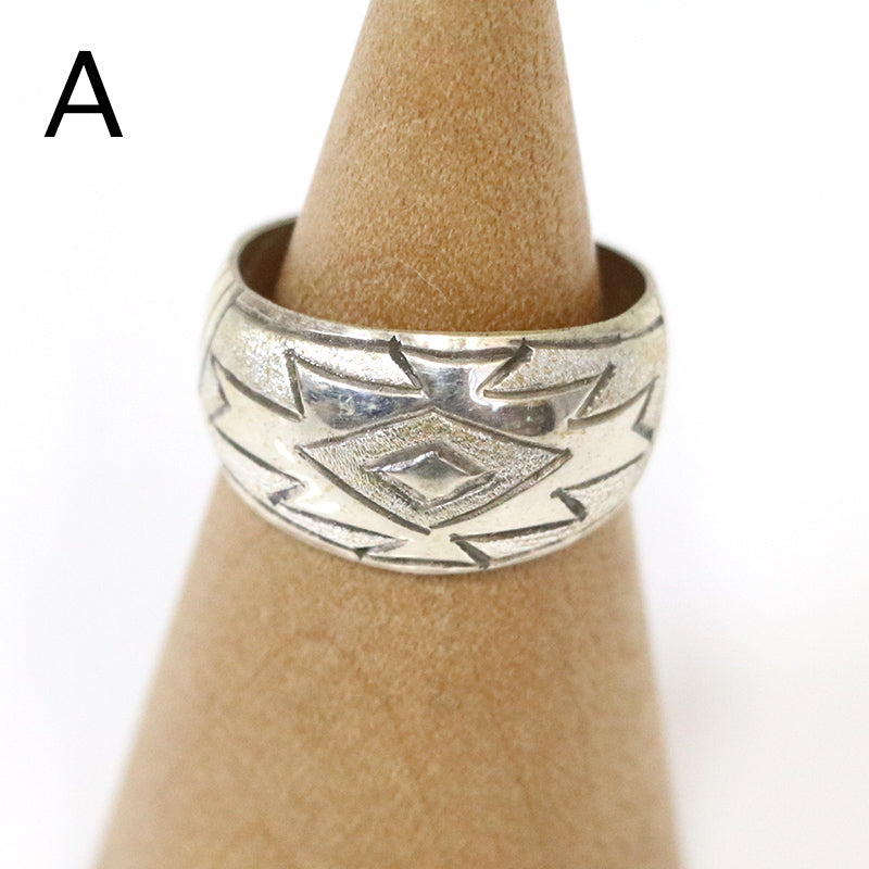 Indian Jewelry : Navajo Florence Tahe Ring Type-A