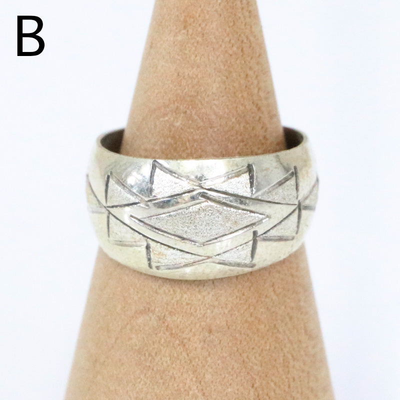 Indian Jewelry : Navajo Florence Tahe Ring Type-A