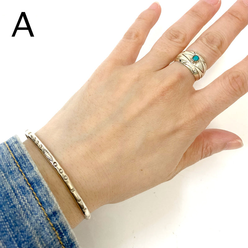 Indian Jewelry : Navajo Florence Tahe Ring Type-B