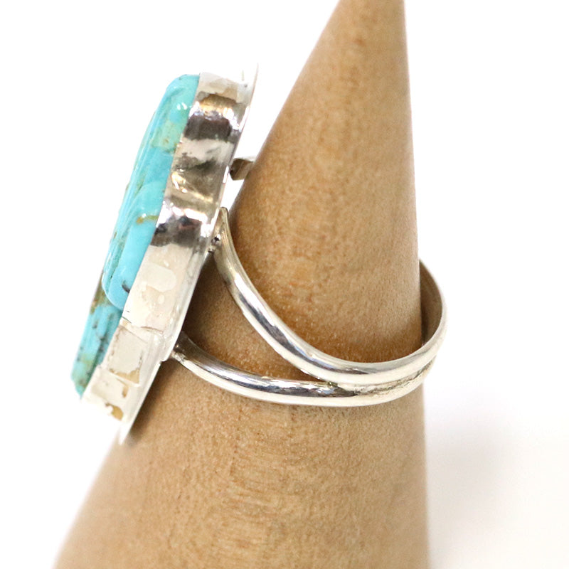 Indian Jewelry : Navajo Rita Dawes Cactus Ring