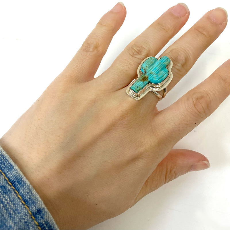 Indian Jewelry『Navajo Rita Dawes Cactus Ring』