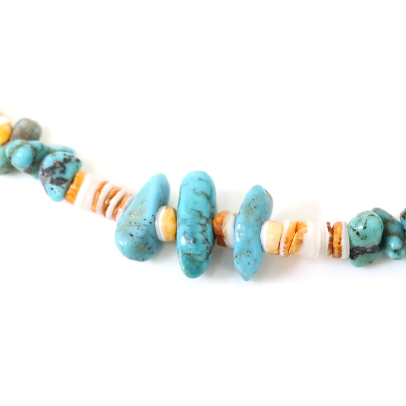Indian Jewelry : Navajo Kingman Spinycys Necklace