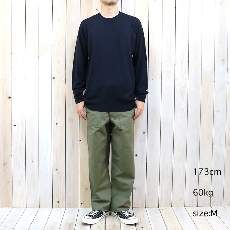JOHN SMEDLEY『A4543(長袖クルーネック)』(MIDNIGHT)