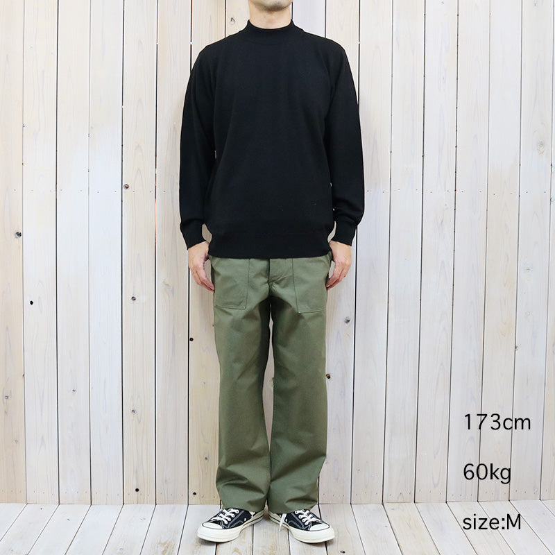 JOHN SMEDLEY『A4546(長袖モックネック)』(BLACK)