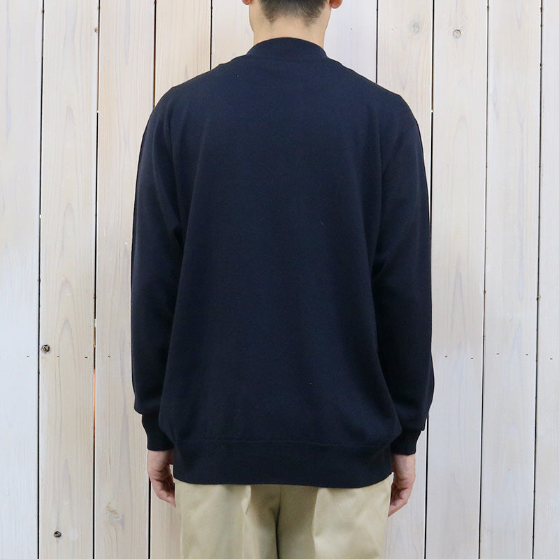 JOHN SMEDLEY『A4546(長袖モックネック)』(MIDNIGHT)
