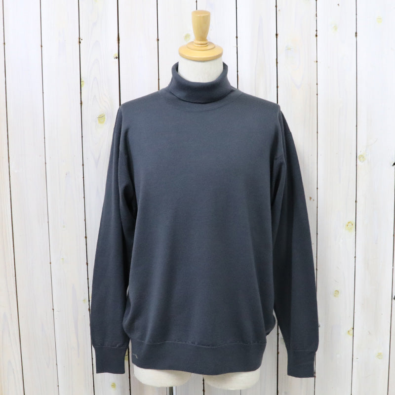 JOHN SMEDLEY『A4544(長袖タートルネック)』(SLATE GREY)