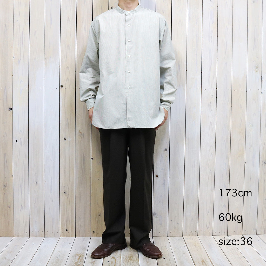 SALE40%OFF】Kaptain Sunshine『Stand Collar Shirt』(ECRU ST