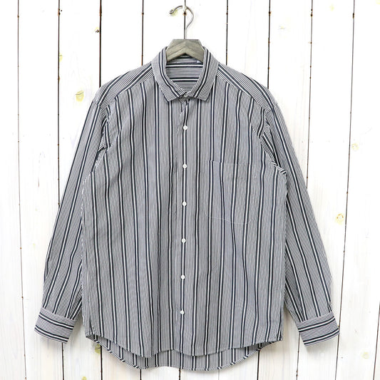 【SALE40%OFF】Kaptain Sunshine『Semi Spread Collar Shirt』(INK BLACK ST)