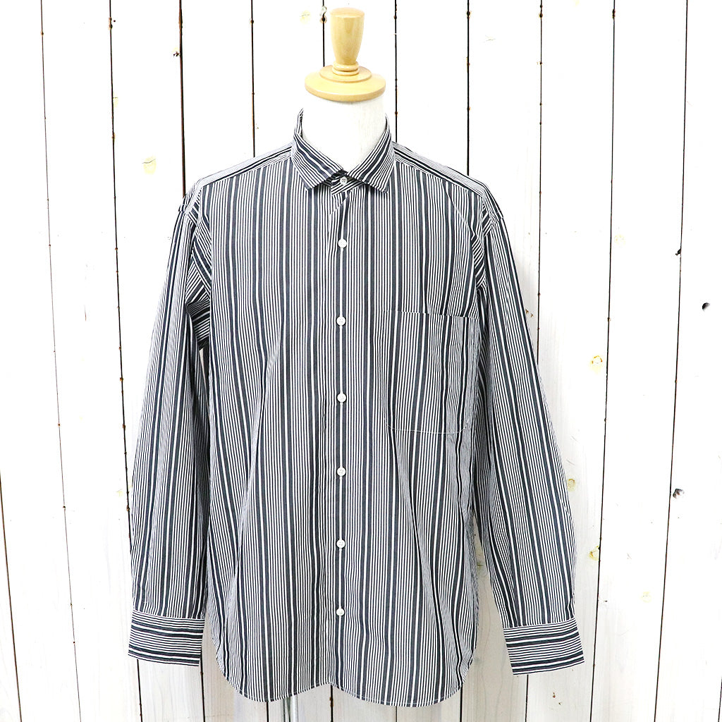 【SALE40%OFF】Kaptain Sunshine『Semi Spread Collar Shirt』(INK BLACK ST)