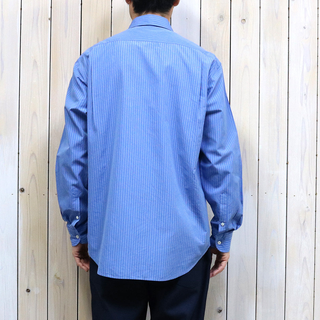 Kaptain Sunshine『Semi Spread Collar Shirt』(BLUE ST)