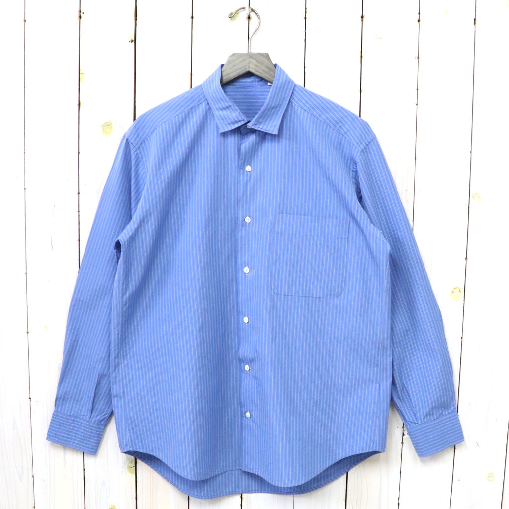 Kaptain Sunshine『Semi Spread Collar Shirt』(BLUE ST)