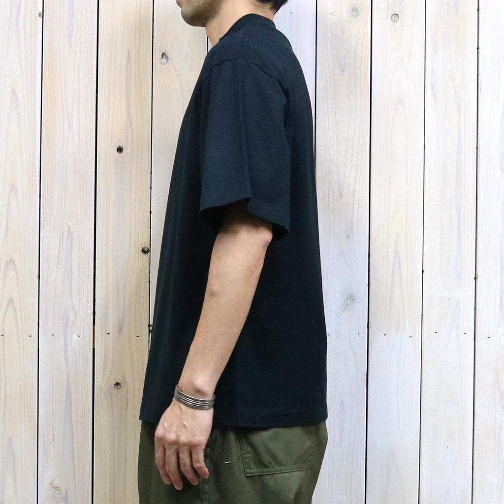 Kaptain Sunshine『Suvin Supima Tube Tee Light』(BLACK)