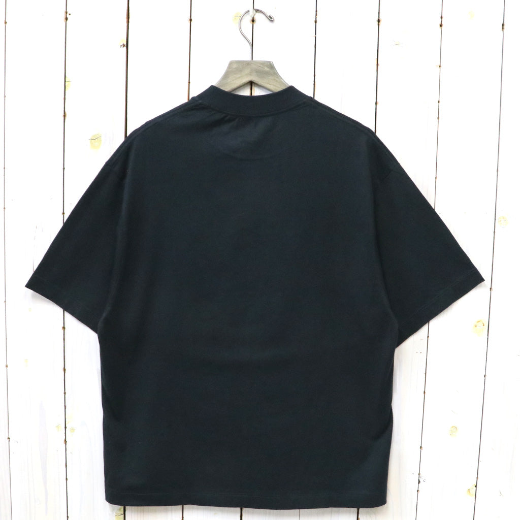 Kaptain Sunshine『Suvin Supima Tube Tee Light』(BLACK)