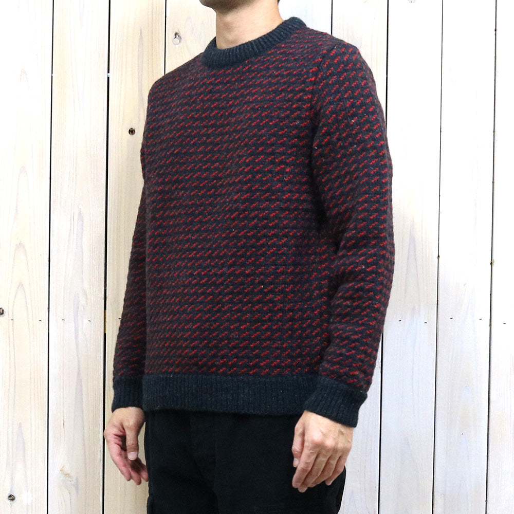 L.L.Bean『Norwegian Sweater』(Dark Charcoal/Red)