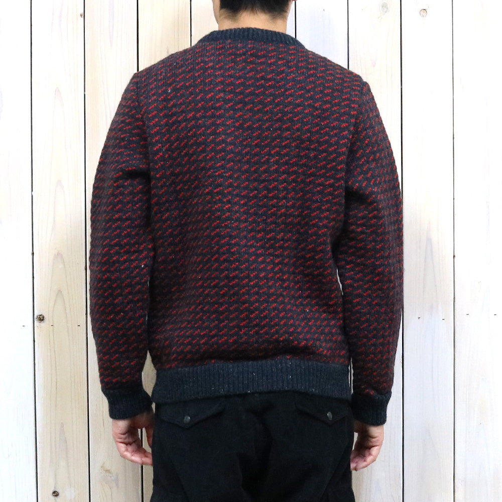 L.L.Bean『Norwegian Sweater』(Dark Charcoal/Red)