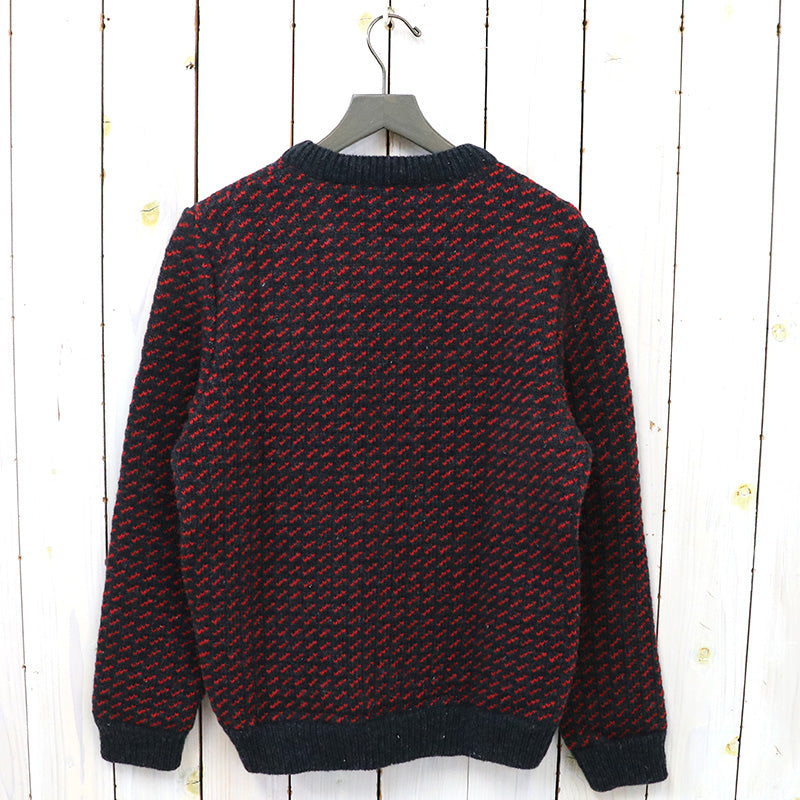 L.L.Bean『Norwegian Sweater』(Dark Charcoal/Red)