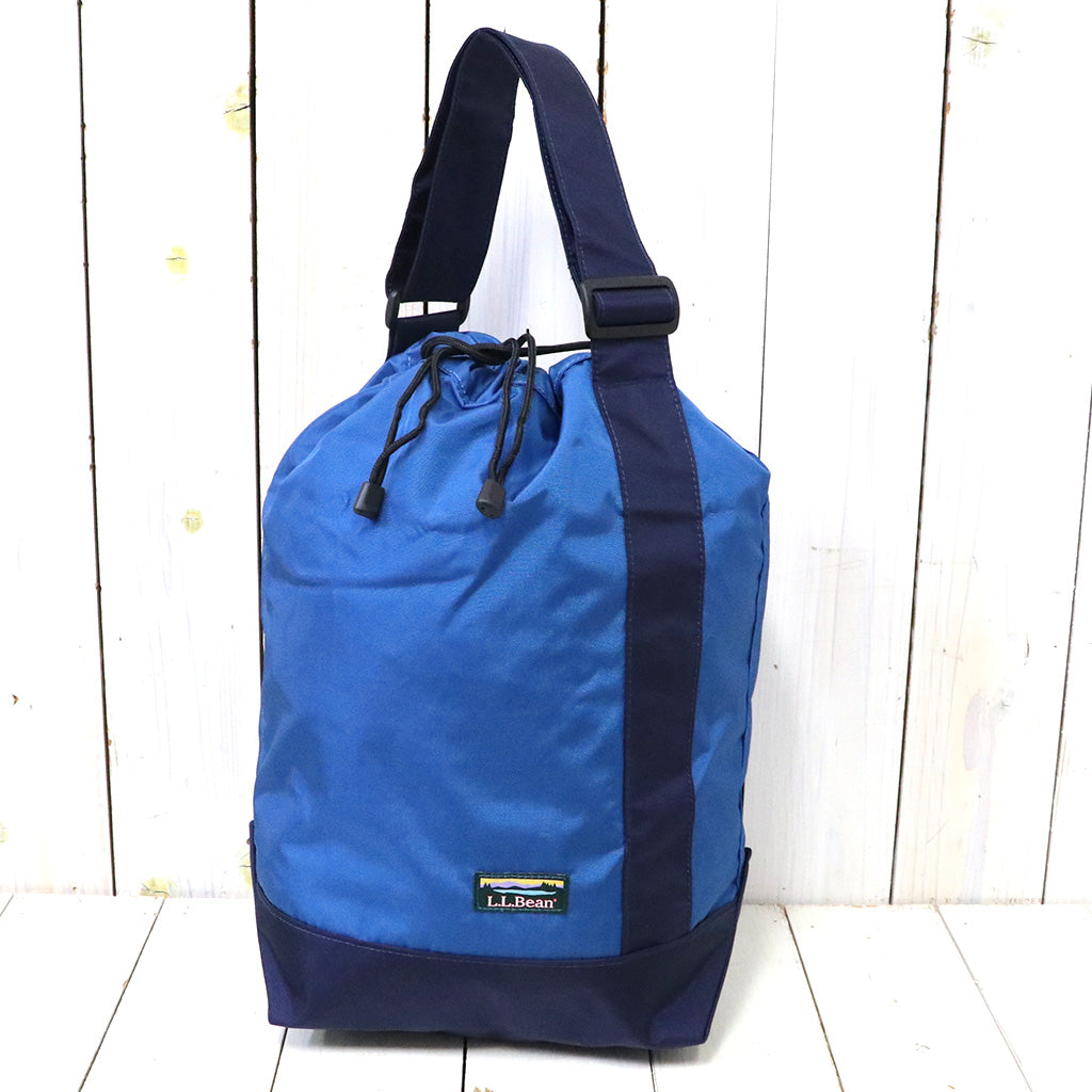 【SALE40%OFF】L.L.Bean『Lightweight Cylinder Tote with Pocket』(Nautical Blue/Navy)