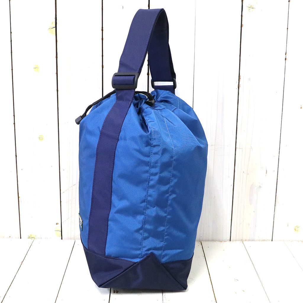【SALE40%OFF】L.L.Bean『Lightweight Cylinder Tote with Pocket』(Nautical Blue/Navy)