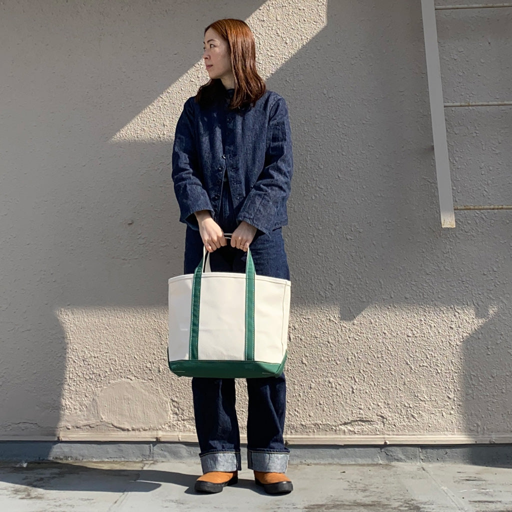 L.L.Bean : Boat & Tote Bag-Open Top(Medium) (Dark Green)